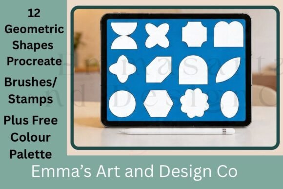 Download Geometric Shapes Procreate Brushes - Geometric shapes Collection