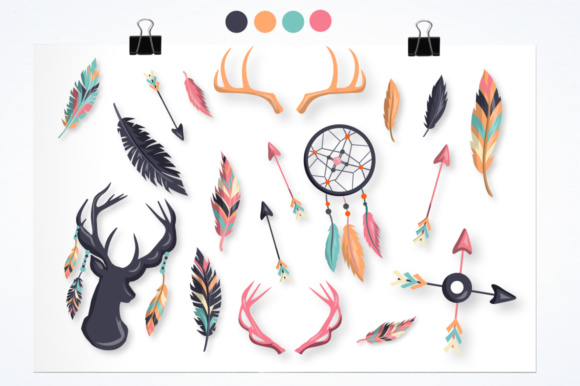 Download Boho Deer Graphics and Illustrations - Premium Resources